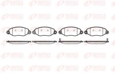 Комплект тормозных колодок, дисковый тормоз KAWE купить