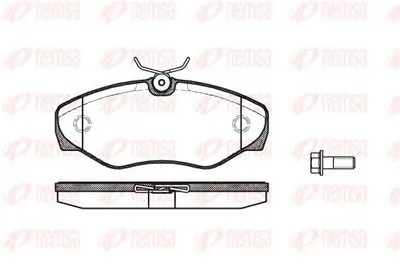 Комплект тормозных колодок, дисковый тормоз KAWE купить