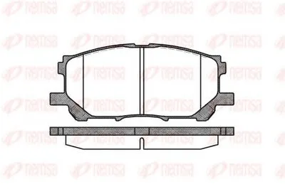 Комплект тормозных колодок, дисковый тормоз KAWE купить