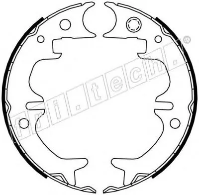 Комплект тормозных колодок, стояночная тормозная система fri.tech. купить
