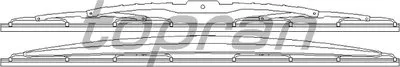 Щетка стеклоочистителя TOPRAN купить