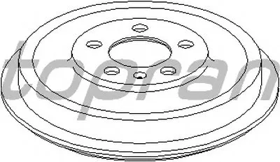 Тормозной барабан TOPRAN купить