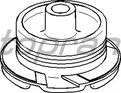 Втулка, балка моста TOPRAN купить