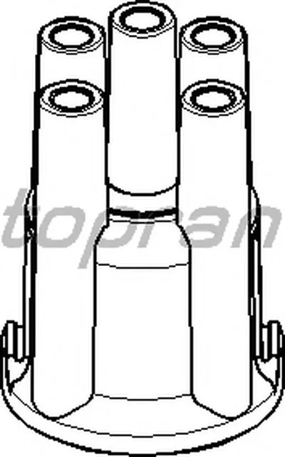 Крышка распределителя зажигания TOPRAN купить