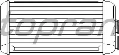 Теплообменник, отопление салона TOPRAN купить