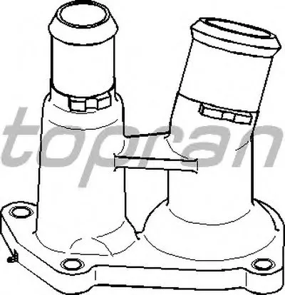 Фланец охлаждающей жидкости TOPRAN купить