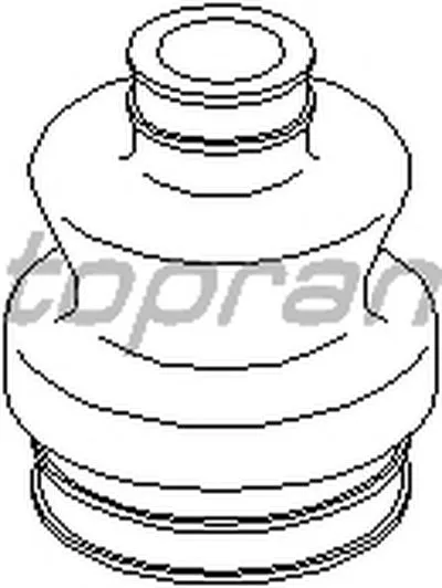 Пыльник, приводной вал TOPRAN купить