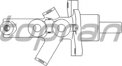 целиндер ручного тормоза TOPRAN купить
