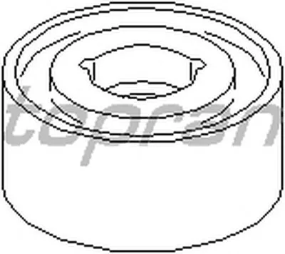 Втулка, балка моста TOPRAN купить