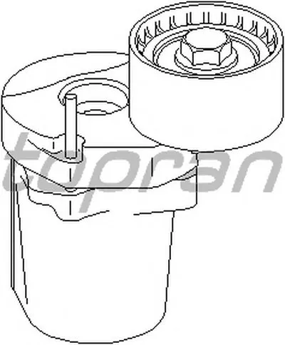 Натяжитель ремня, клиновой зубча TOPRAN купить