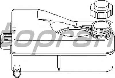 Компенсационный бак, охлаждающая жидкость TOPRAN купить