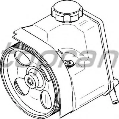 Гидравлический насос, рулевое управление TOPRAN купить