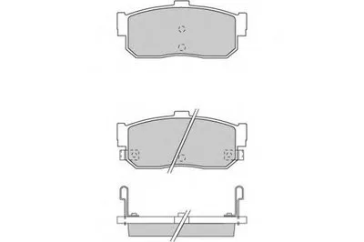 Комплект тормозных колодок, дисковый тормоз E.T.F. купить