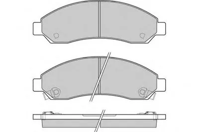 Комплект тормозных колодок, дисковый тормоз E.T.F. купить