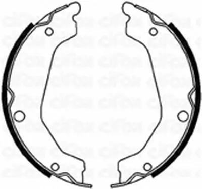 Комплект тормозных колодок, стояночная тормозная система CIFAM купить