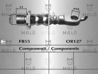 Тормозной шланг MALÒ купить