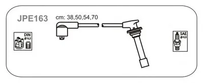 Комплект проводов зажигания JANMOR купить