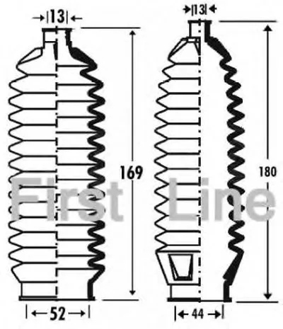 Пыльник, рулевое управление FIRST LINE купить