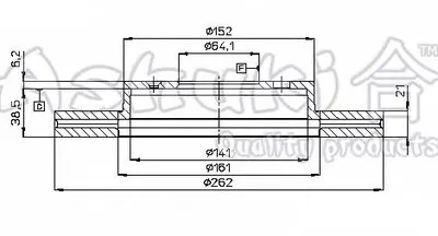Тормозной диск ASHUKI купить