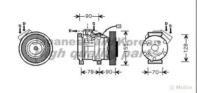 Компрессор, кондиционер ASHUKI купить