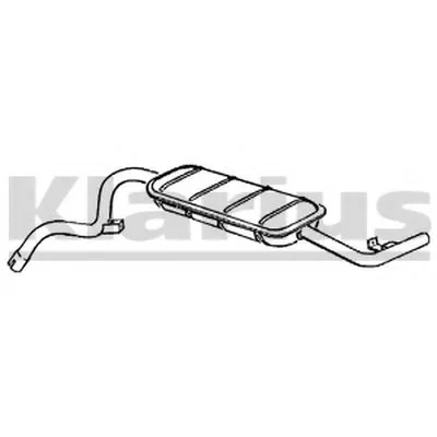 Глушитель выхлопных газов конечный KLARIUS купить