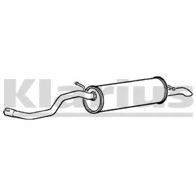Глушитель выхлопных газов конечный KLARIUS купить