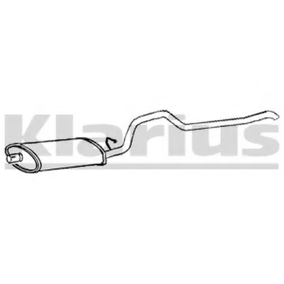 Глушитель выхлопных газов конечный KLARIUS купить