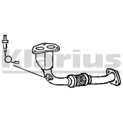 Труба выхлопного газа KLARIUS купить