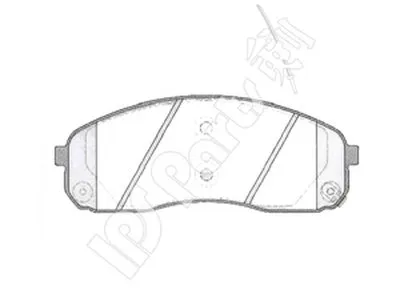Комплект тормозных колодок, дисковый тормоз IPS Parts IPS Parts купить