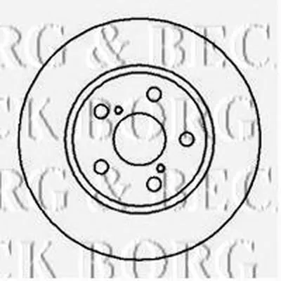 Тормозной диск BORG & BECK купить