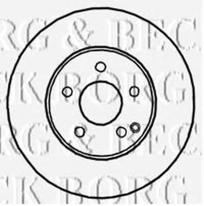 Тормозной диск BORG & BECK купить