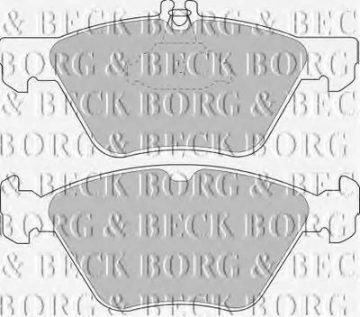 Комплект тормозных колодок, дисковый тормоз BORG & BECK купить