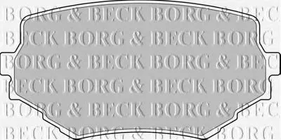 Комплект тормозных колодок, дисковый тормоз BORG & BECK купить