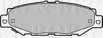 Комплект тормозных колодок, дисковый тормоз BORG & BECK купить