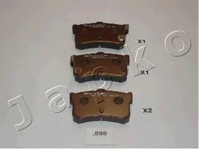 Комплект тормозных колодок, дисковый тормоз JAPKO купить