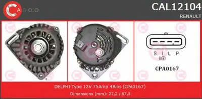 Генератор BRAND NEW SERIES CASCO купить