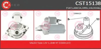 Стартер GENUINE SERIES CASCO купить