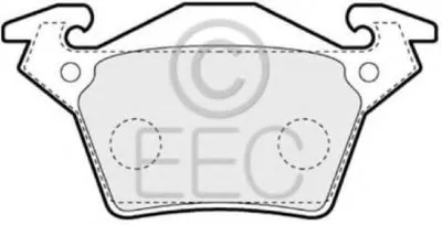 Комплект тормозных колодок, дисковый тормоз EEC купить