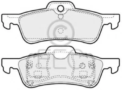 Комплект тормозных колодок, дисковый тормоз EEC купить