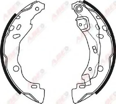 Комплект тормозных колодок ABE купить