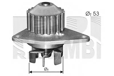 Водяной насос AUTOTEAM купить