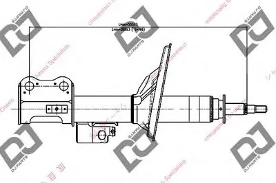 Амортизатор DJ PARTS купить