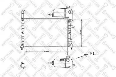 Радиатор, охлаждение двигателя STELLOX купить