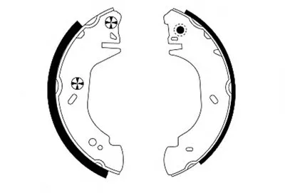 Комплект тормозных колодок Shoe Kit HELLA PAGID купить