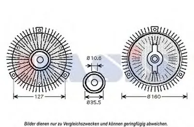 Сцепление, вентилятор радиатора AKS DASIS купить
