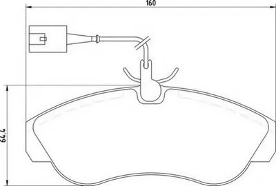 Комплект тормозных колодок, дисковый тормоз MAGNETI MARELLI купить