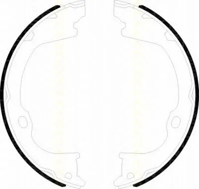 Комплект тормозных колодок, стояночная тормозная система TRISCAN купить