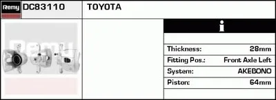 Тормозной суппорт Remanufactured REMY (Multiline) DELCO REMY купить