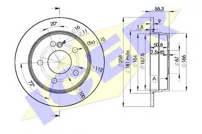 Тормозной диск ICER купить