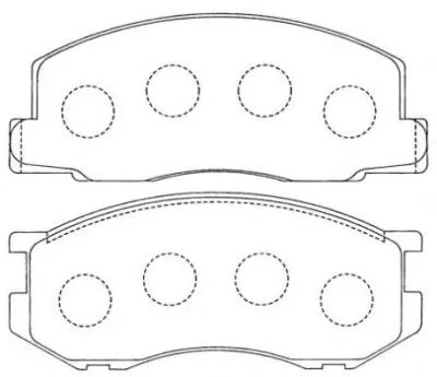 Комплект тормозных колодок, дисковый тормоз AISIN купить